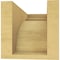 Ekena Millwork 5"W x 10"D x 5"H Wide Yorktown Rough Cedar Woodgrain TimberThane Corbel, Primed Tan CORUR05X10X05YORRCPR - alternate 2